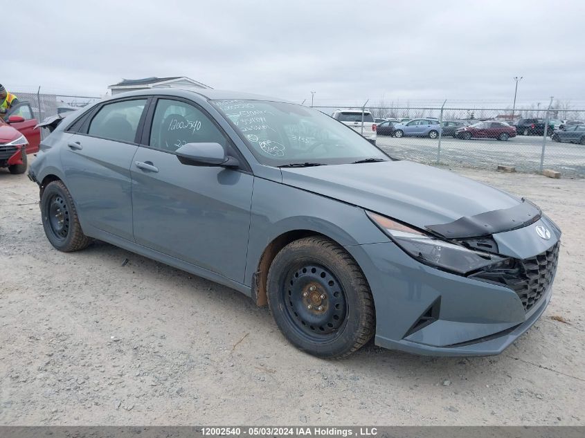 2022 Hyundai Elantra Sel VIN: KMHLM4AG0NU354844 Lot: 12002540