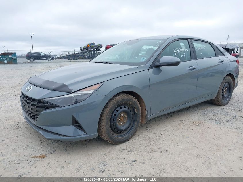 2022 Hyundai Elantra Sel VIN: KMHLM4AG0NU354844 Lot: 12002540