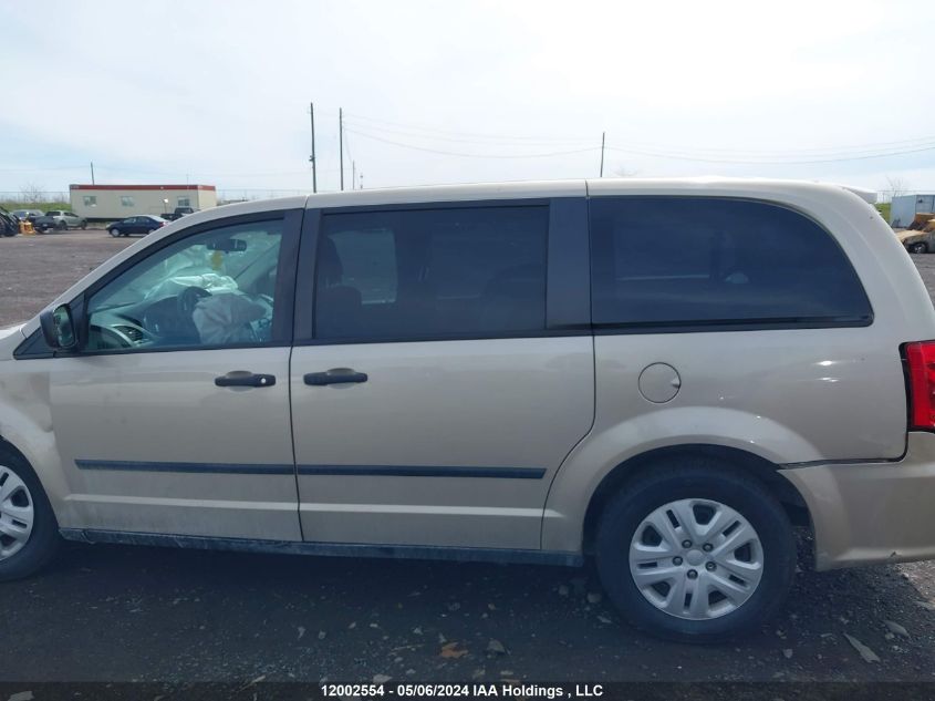 2014 Dodge Grand Caravan Se VIN: 2C4RDGBG2ER136836 Lot: 12002554