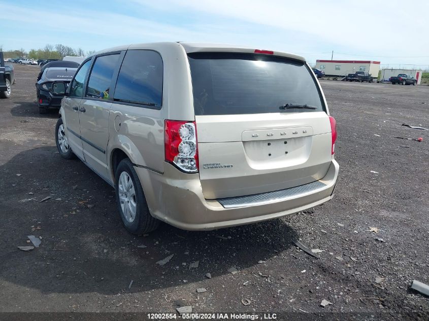 2014 Dodge Grand Caravan Se VIN: 2C4RDGBG2ER136836 Lot: 12002554