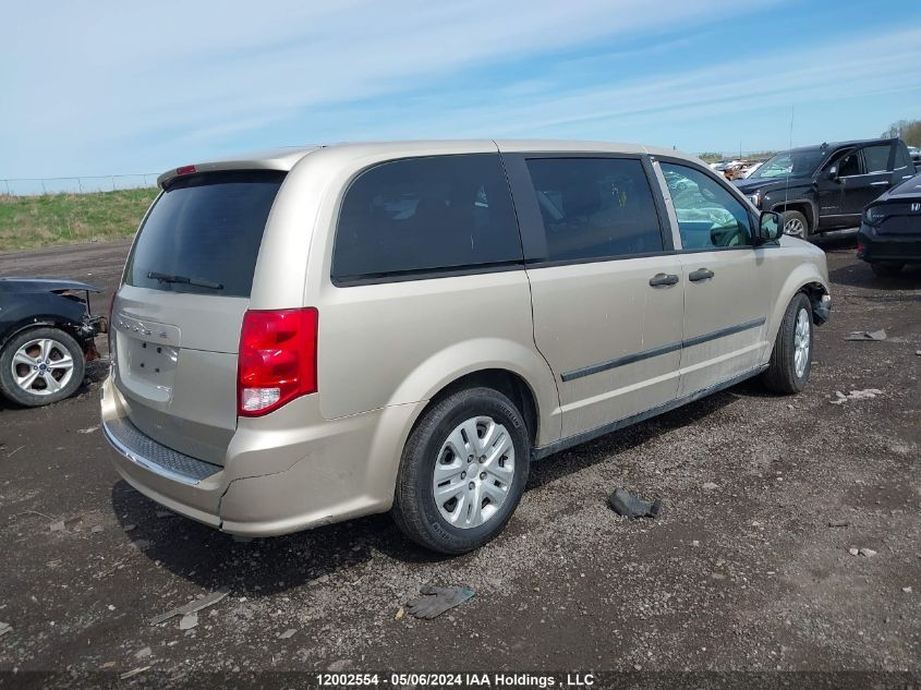 2014 Dodge Grand Caravan Se VIN: 2C4RDGBG2ER136836 Lot: 12002554