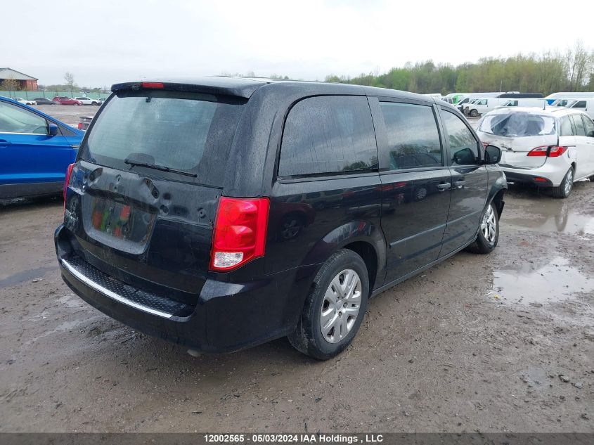 2016 Dodge Grand Caravan Se/Sxt VIN: 2C4RDGBG5GR217557 Lot: 12002565