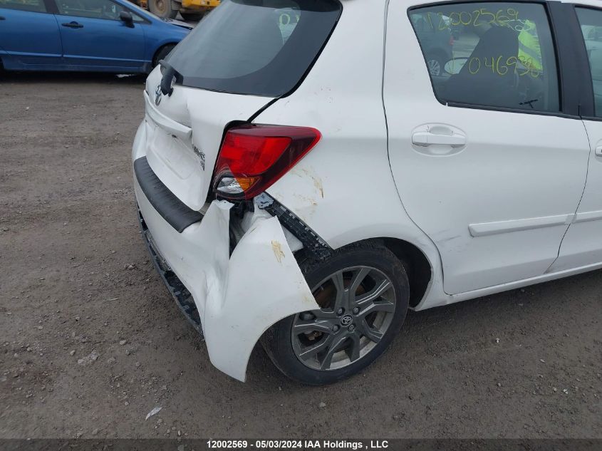 2015 Toyota Yaris Le/Se VIN: VNKKTUD36FA046938 Lot: 12002569