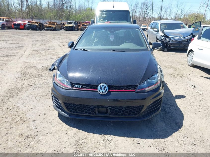 2017 Volkswagen Gti S VIN: 3VW5T7AU7HM008285 Lot: 12002574