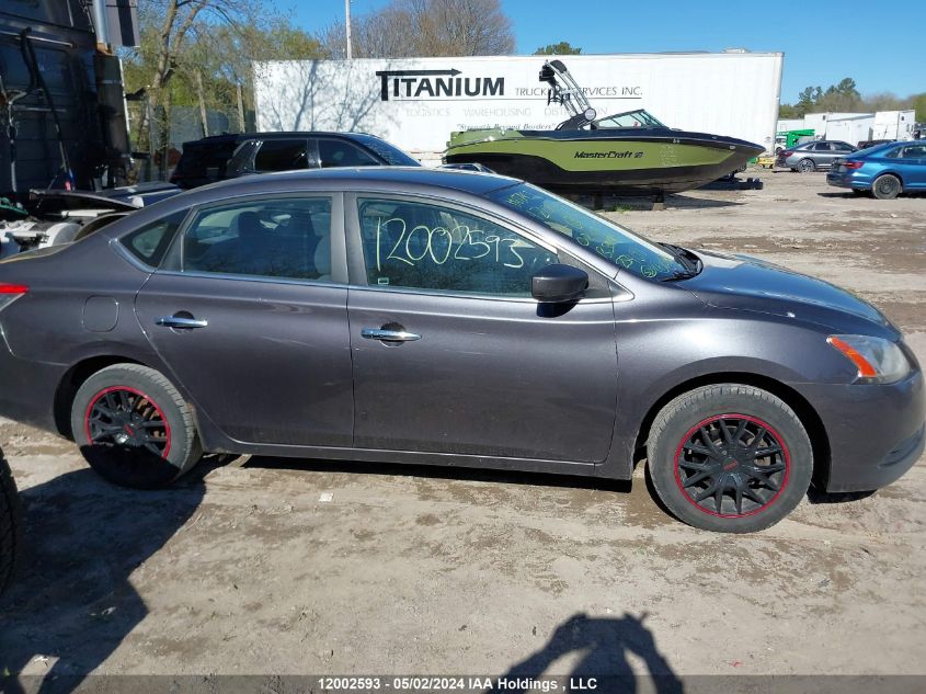 2013 Nissan Sentra VIN: 3N1AB7AP4DL633938 Lot: 12002593