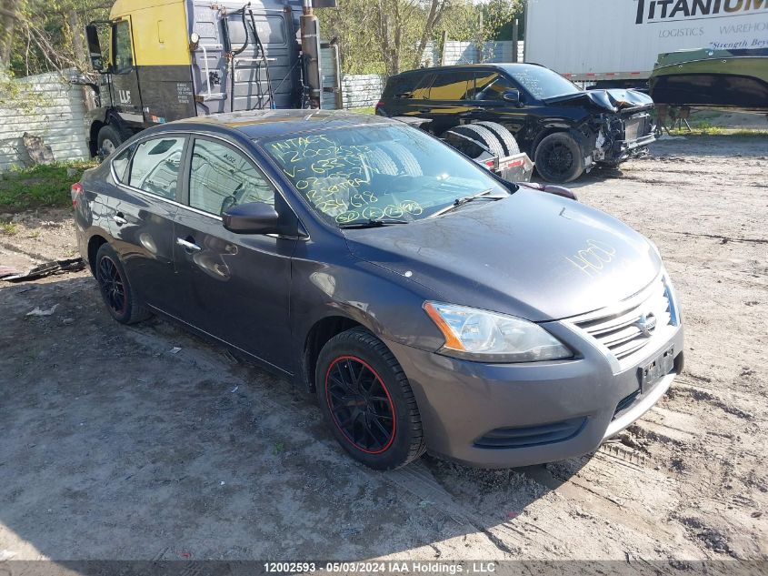 2013 Nissan Sentra VIN: 3N1AB7AP4DL633938 Lot: 12002593