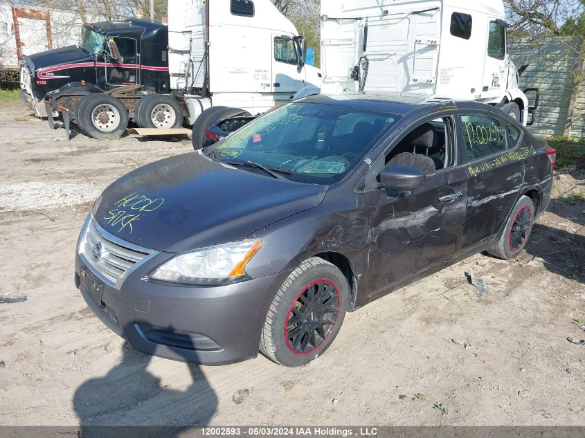 2013 Nissan Sentra VIN: 3N1AB7AP4DL633938 Lot: 12002593