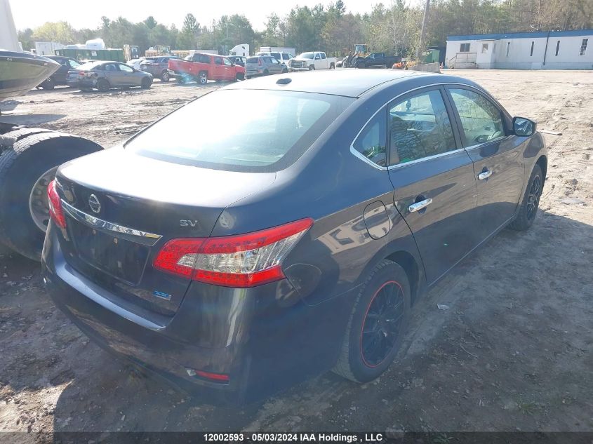 2013 Nissan Sentra VIN: 3N1AB7AP4DL633938 Lot: 12002593