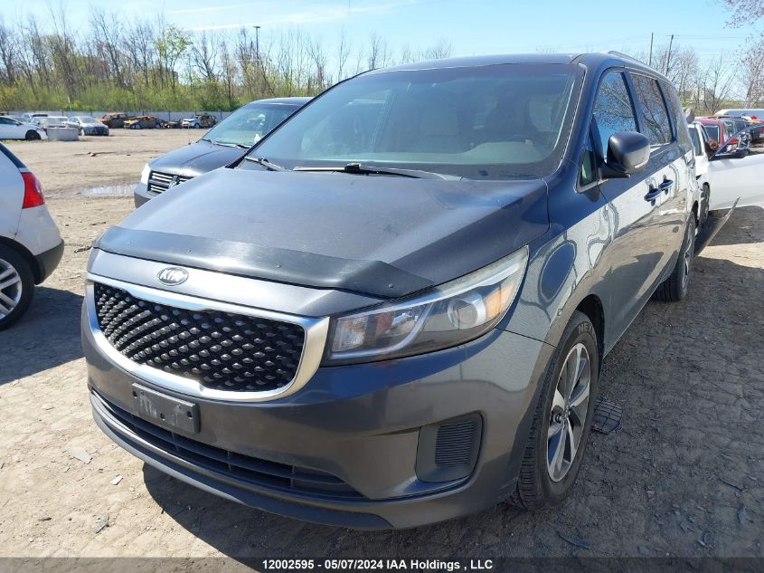 2015 Kia Sedona Lx VIN: KNDMB5C14F6024854 Lot: 12002595