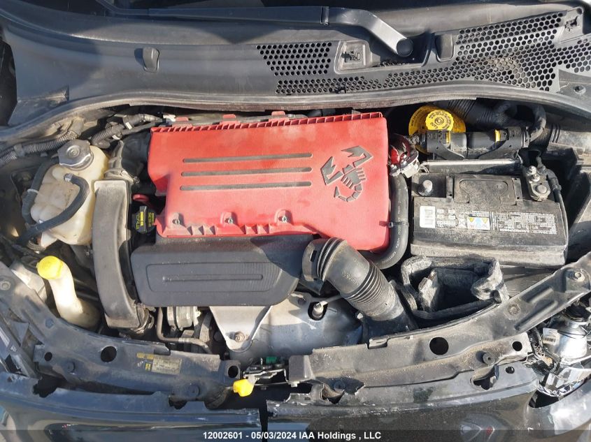 2015 Fiat 500 Abarth VIN: 3C3CFFFH6FT689988 Lot: 12002601