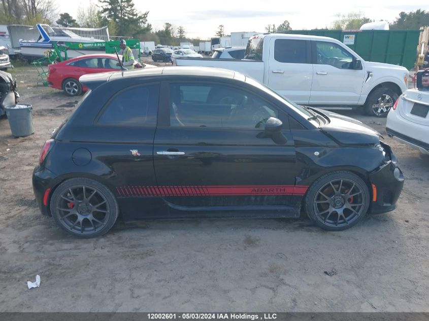 2015 Fiat 500 Abarth VIN: 3C3CFFFH6FT689988 Lot: 12002601