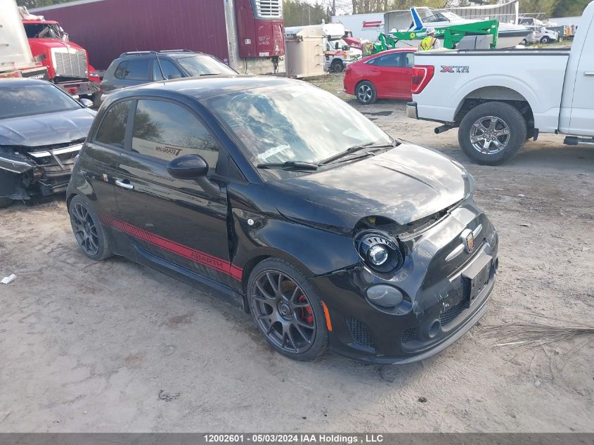 2015 Fiat 500 Abarth VIN: 3C3CFFFH6FT689988 Lot: 12002601