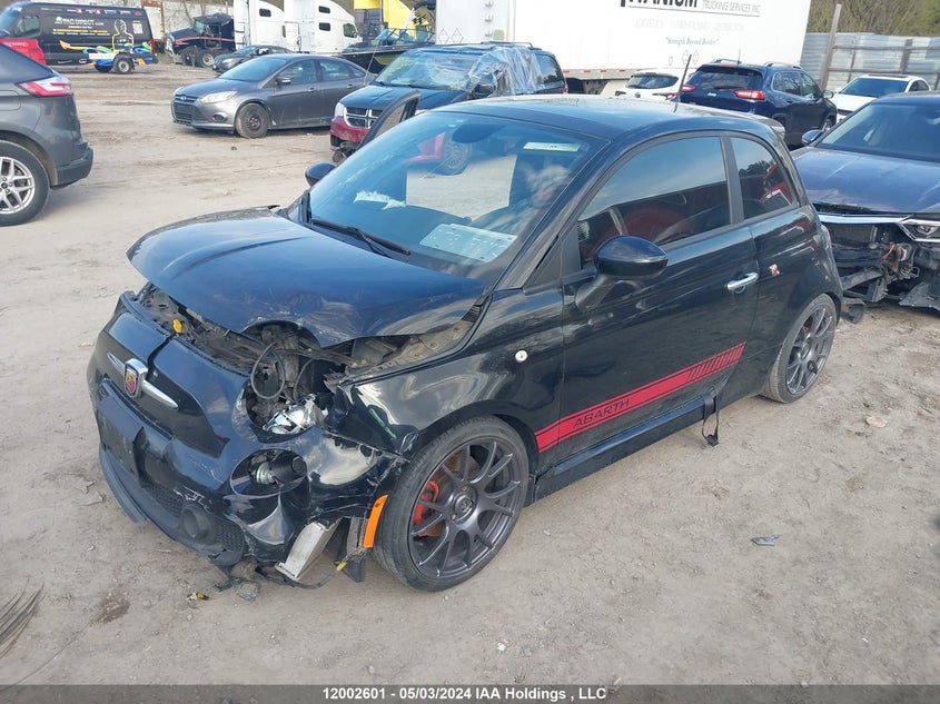 2015 Fiat 500 Abarth VIN: 3C3CFFFH6FT689988 Lot: 12002601