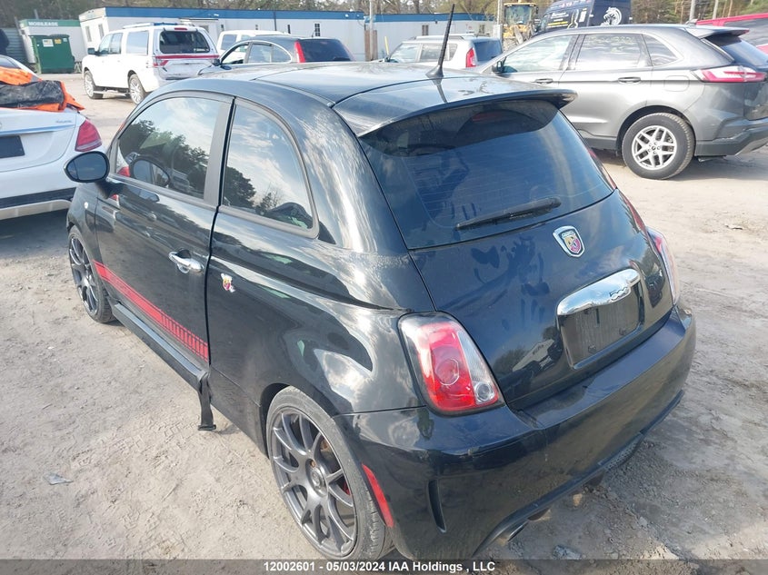 2015 Fiat 500 Abarth VIN: 3C3CFFFH6FT689988 Lot: 12002601