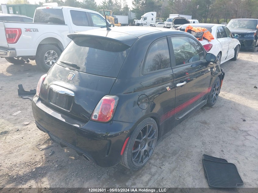 2015 Fiat 500 Abarth VIN: 3C3CFFFH6FT689988 Lot: 12002601