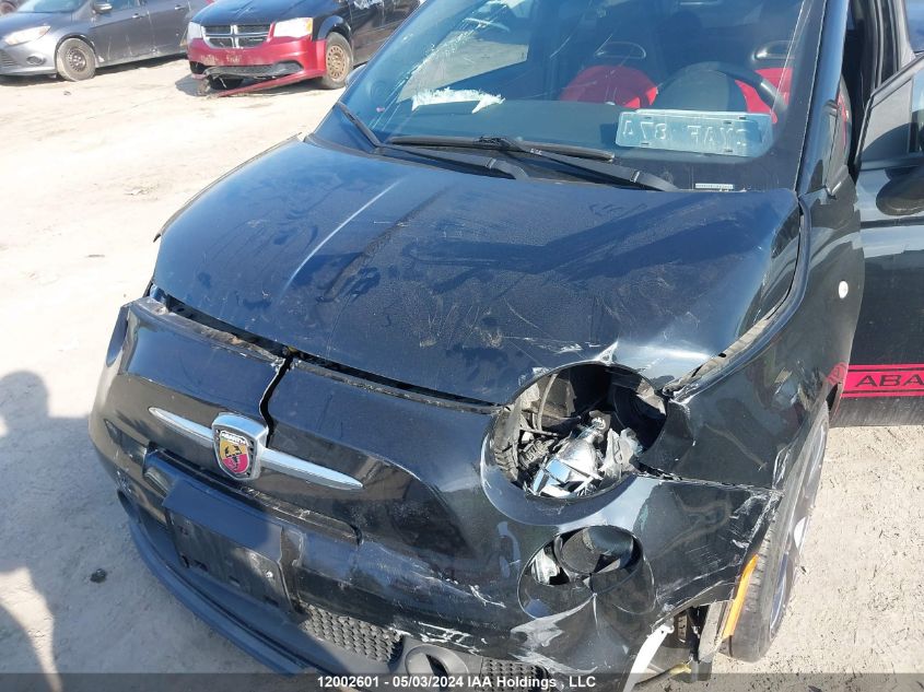 2015 Fiat 500 Abarth VIN: 3C3CFFFH6FT689988 Lot: 12002601