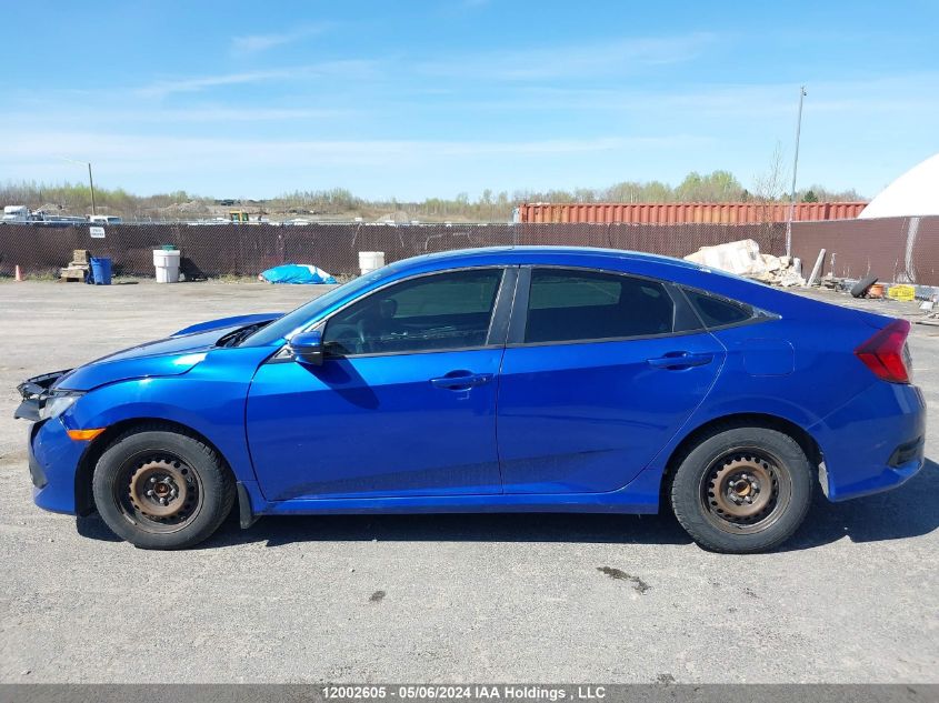 2018 Honda Civic Ex VIN: 2HGFC2F88JH006220 Lot: 12002605