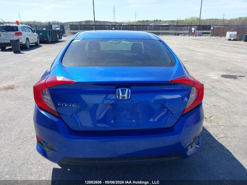 2018 Honda Civic Ex VIN: 2HGFC2F88JH006220 Lot: 12002605