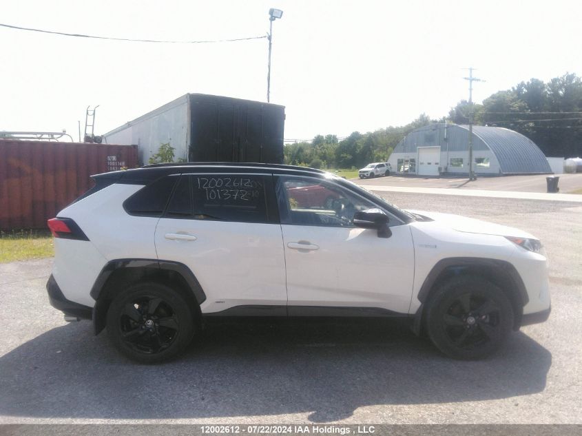2020 Toyota Rav4 Hybrid Xle VIN: 2T3RWRFV7LW101372 Lot: 12002612