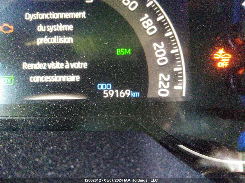 2020 Toyota Rav4 Hybrid Xle VIN: 2T3RWRFV7LW101372 Lot: 12002612