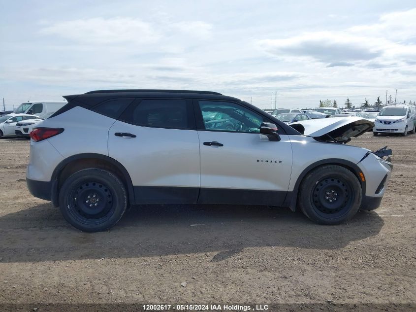 2022 Chevrolet Blazer VIN: 3GNKBHRS6NS186074 Lot: 12002617