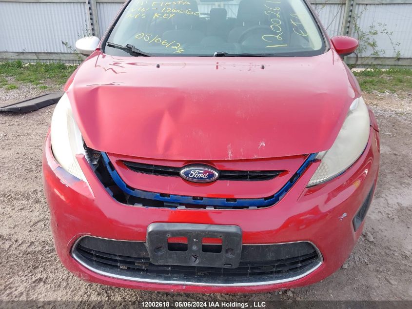 2011 Ford Fiesta Se VIN: 3FADP4EJ7BM126660 Lot: 12002618