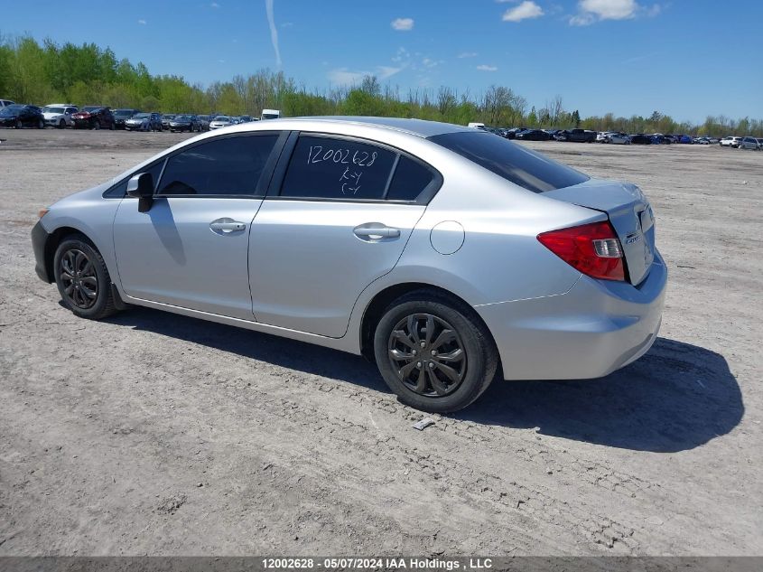 2012 Honda Civic VIN: 2HGFB2F44CH056681 Lot: 12002628