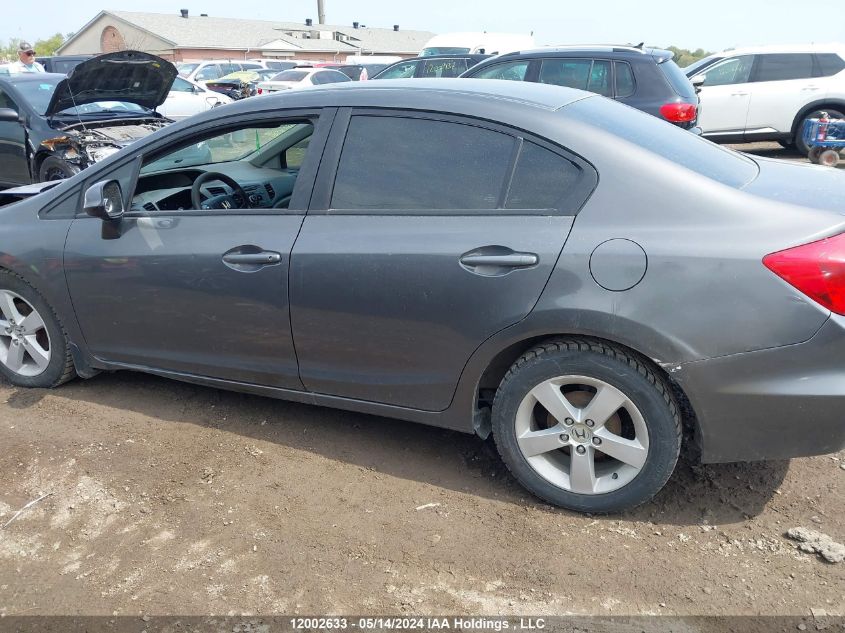 2012 Honda Civic Sdn VIN: 2HGFB2F41CH051454 Lot: 12002633