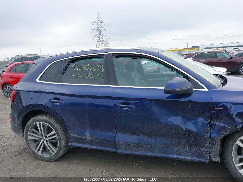 2018 Audi Q5 VIN: WA1ENAFY7J2012639 Lot: 12002637