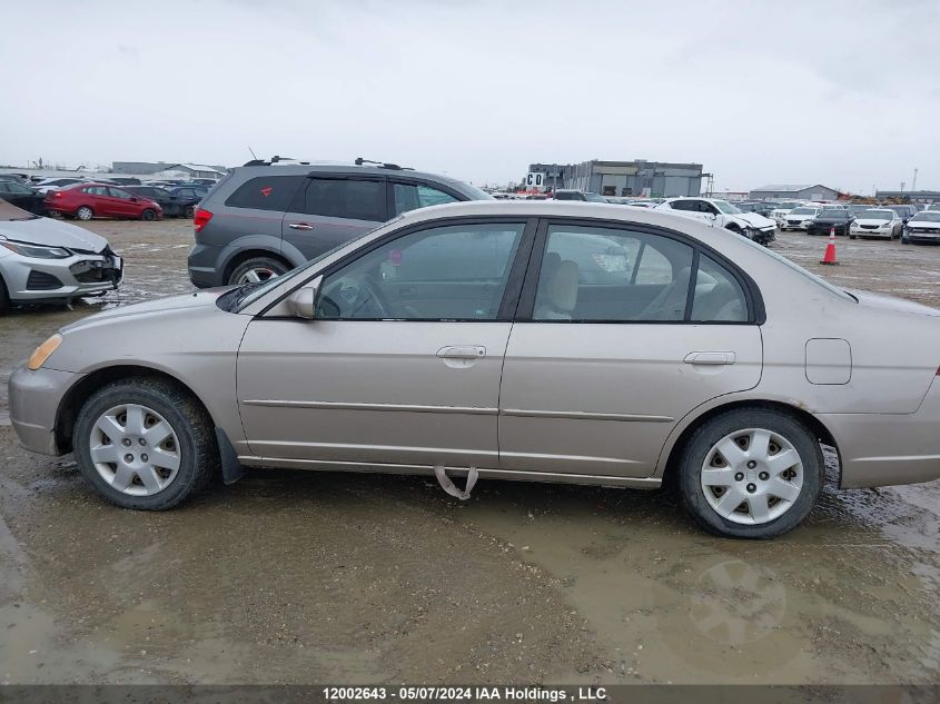 2002 Honda Civic VIN: 2HGES16842H929997 Lot: 12002643