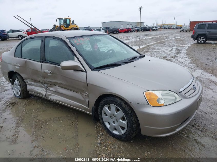 2002 Honda Civic VIN: 2HGES16842H929997 Lot: 12002643