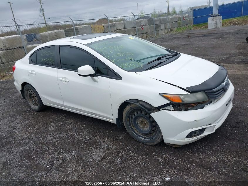 2012 Honda Civic VIN: 2HGFB2E57CH037536 Lot: 12002656