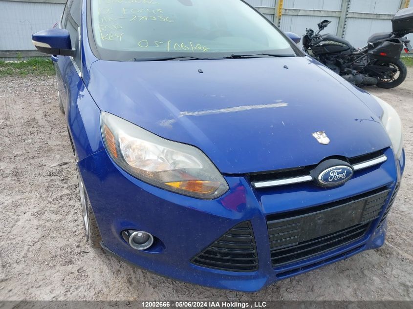 2012 Ford Focus Titanium VIN: 1FAHP3N29CL275336 Lot: 12002666