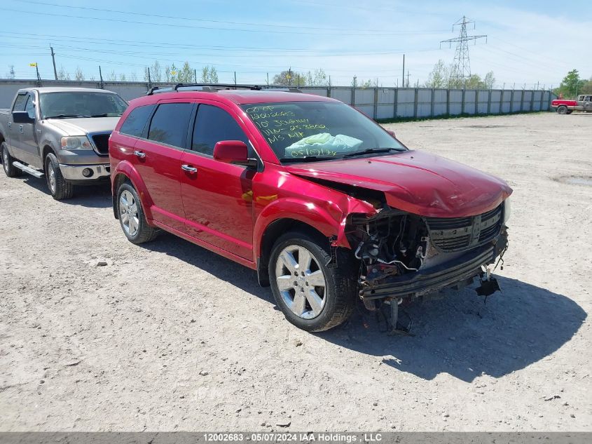 2010 Dodge Journey R/T VIN: 3D4PH6FVXAT253802 Lot: 12002683