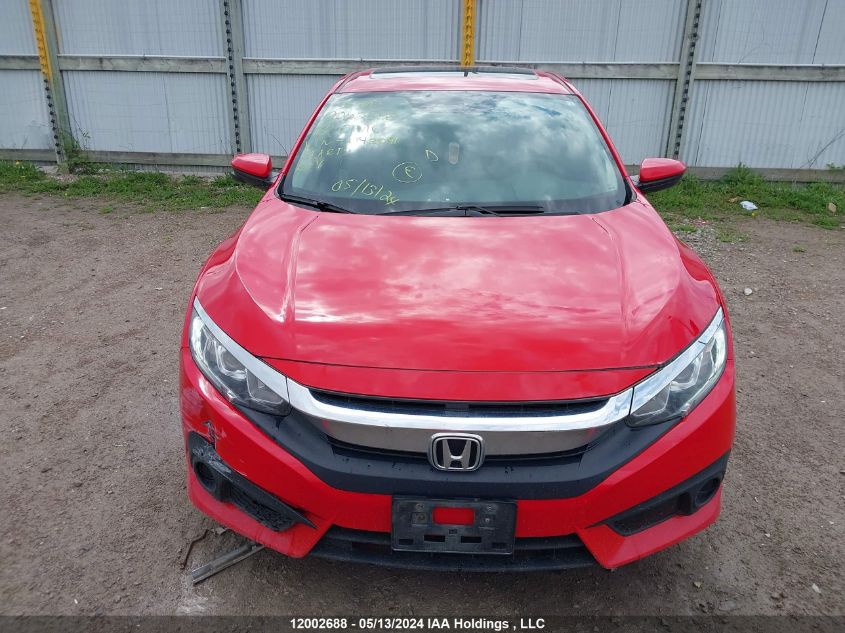 2018 Honda Civic Ex 4Dr VIN: 2HGFC2F85JH042091 Lot: 12002688