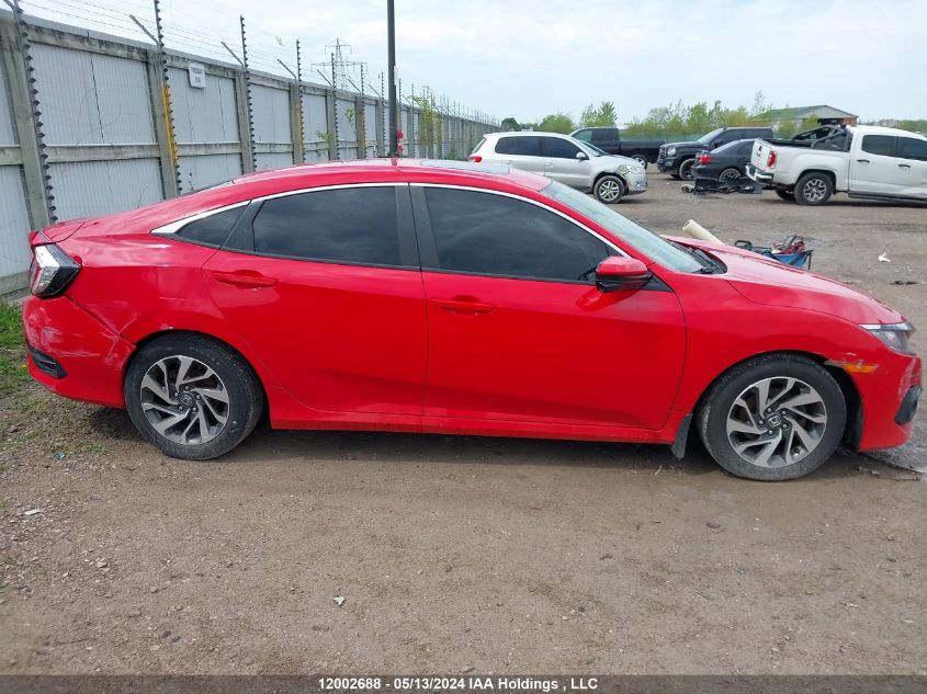 2018 Honda Civic Ex 4Dr VIN: 2HGFC2F85JH042091 Lot: 12002688