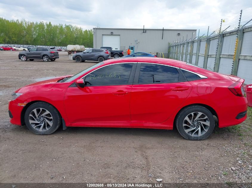 2018 Honda Civic Ex 4Dr VIN: 2HGFC2F85JH042091 Lot: 12002688