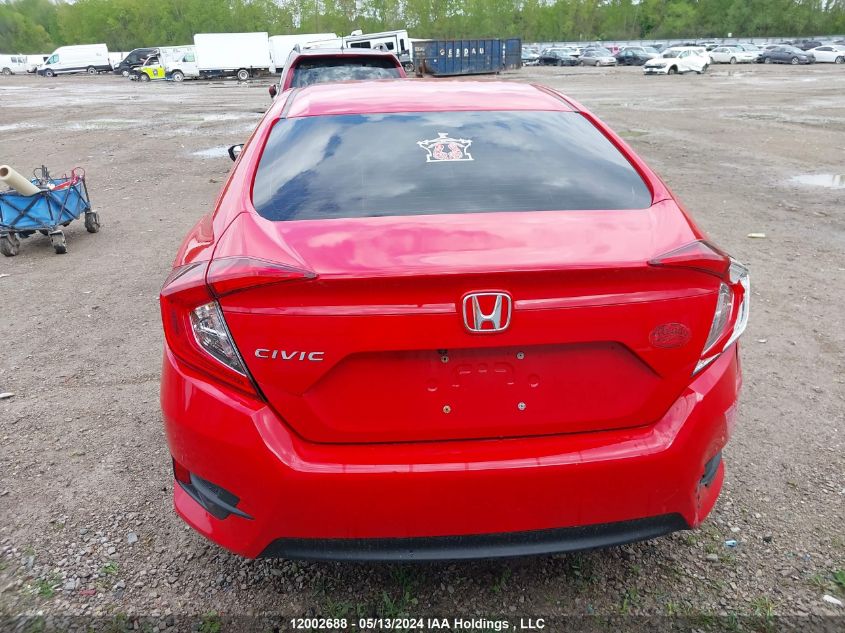 2018 Honda Civic Ex 4Dr VIN: 2HGFC2F85JH042091 Lot: 12002688