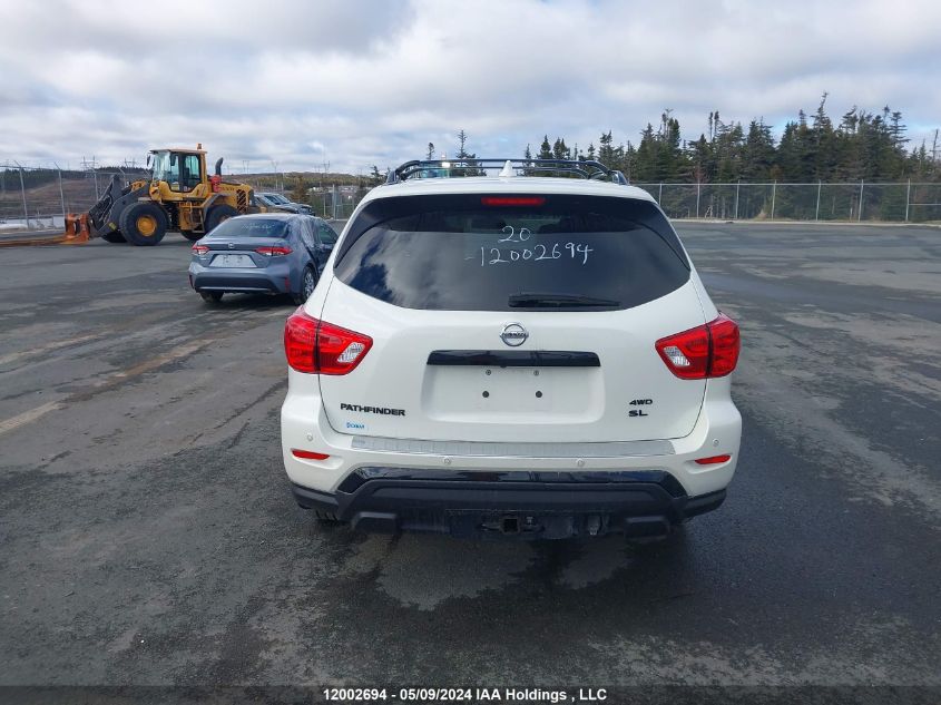 2020 Nissan Pathfinder Sl VIN: 5N1DR2CMXLC635811 Lot: 12002694