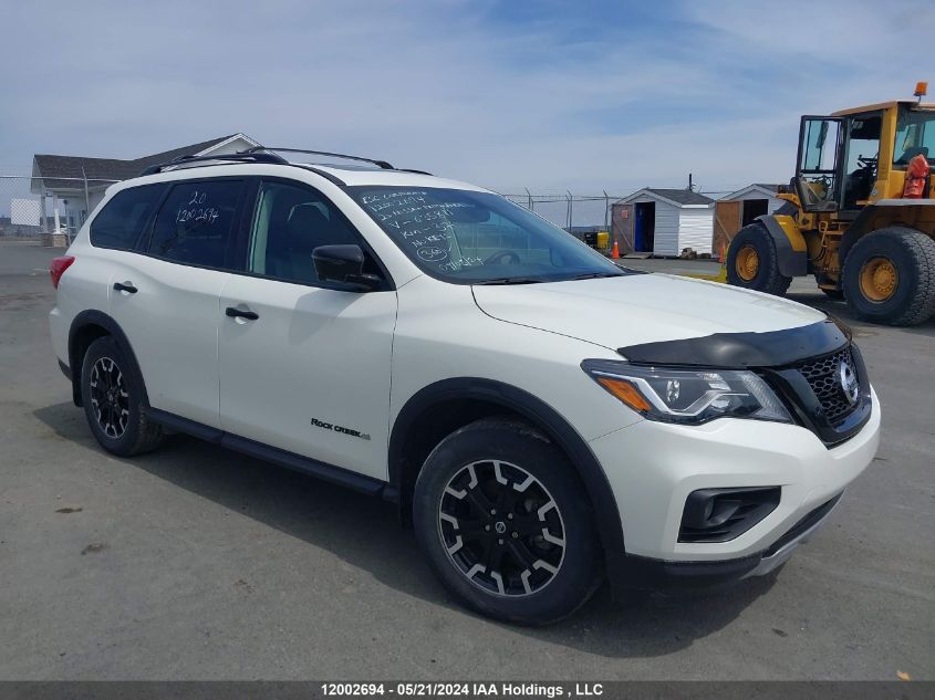 2020 Nissan Pathfinder Sl VIN: 5N1DR2CMXLC635811 Lot: 12002694