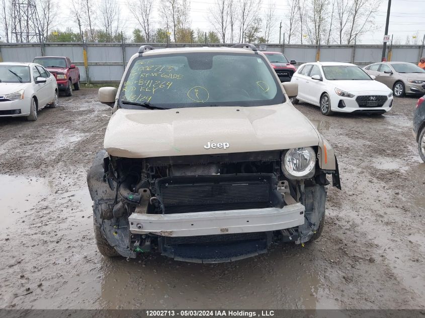 2015 Jeep Renegade Latitude VIN: ZACCJBBT2FPB41264 Lot: 12002713