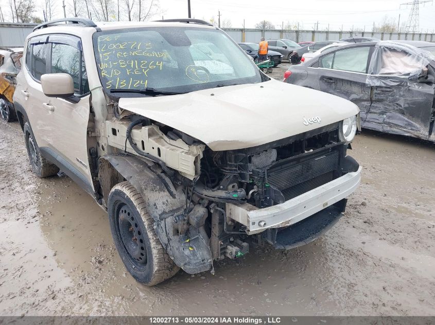 2015 Jeep Renegade Latitude VIN: ZACCJBBT2FPB41264 Lot: 12002713