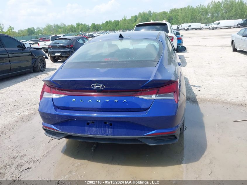 2021 Hyundai Elantra Sel VIN: KMHLM4AG1MU164842 Lot: 12002716