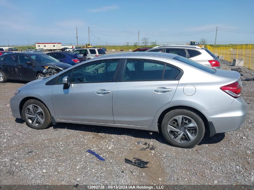 2015 Honda Civic Sedan VIN: 19XFB2F70FE063037 Lot: 12002728