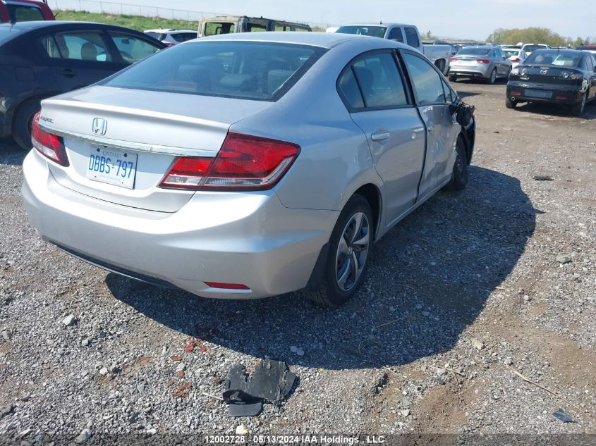 2015 Honda Civic Sedan VIN: 19XFB2F70FE063037 Lot: 12002728