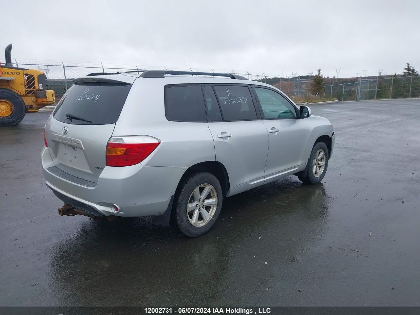 2010 Toyota Highlander Se VIN: 5TDJK3EH2AS018738 Lot: 12002731