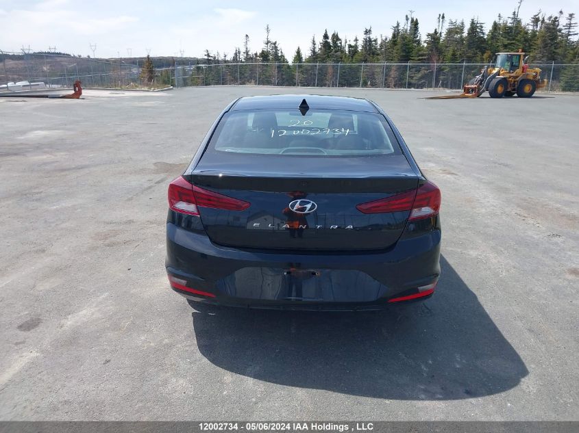 2020 Hyundai Elantra Preferred Auto Ivt VIN: KMHD84LF0LU919572 Lot: 12002734