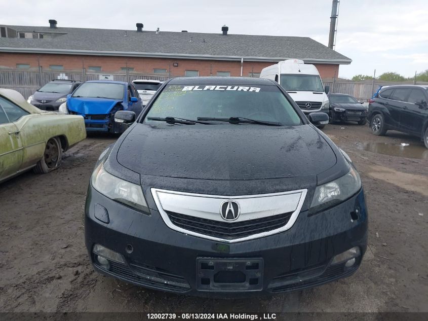 2012 Acura Tl VIN: 19UUA8F55CA801359 Lot: 12002739