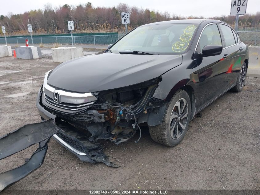 2016 Honda Accord Lx VIN: 1HGCR2F39GA802066 Lot: 12002749