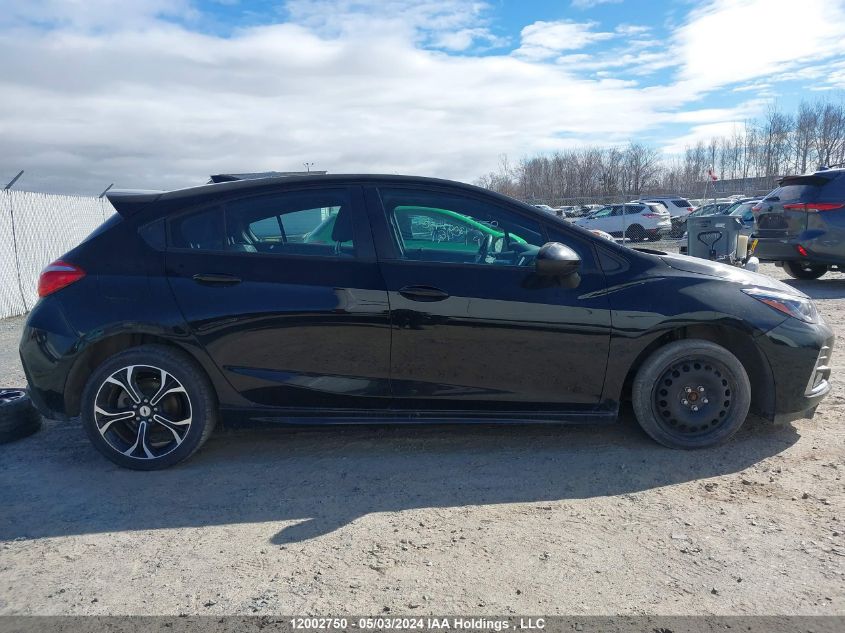 2019 Chevrolet Cruze Lt VIN: 3G1BE6SM3KS580426 Lot: 12002750